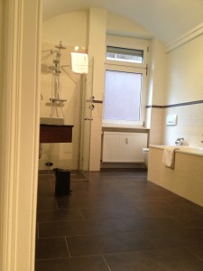 Bathroom, heated floors!