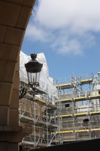 Ratatouille Ride being built